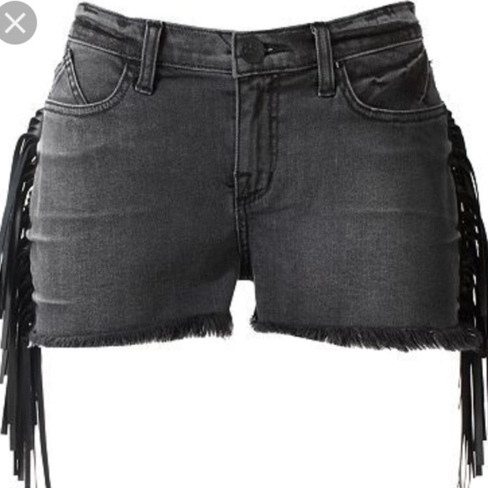 Rock & Repubic Lolita denim fringe shorts